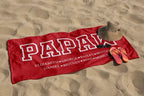 Custom Grandpa Dad Papa Beach Towel, Birthday Gift For Grandpa Papaw, Gift for Daddy, Grandkids Name Papa Dad Pool Towel, Christmas Gift 63862784 - DiyGiftly