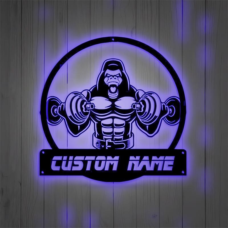 Custom Gym Metal Signs – Personalized Fitness Wall Decor, Unique Gift for Bodybuilders, Trainers, and Gym Enthusiasts 18472448 - DiyGiftly