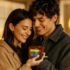 Custom Hand - cranked Flipbook Frame Animation Machine Valentine's Day Gift Detachable Photos Hand Motion Photo Album Brown Handicrafts - DiyGiftly