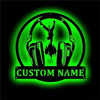 Custom Headphones Hip Hop Metal Wall Art – Personalized DJ Music Studio Wall Decor, Rapper Hip - Hop Themed Metal Sign, Cool Headset Music Lover Gift for Bedroom or Recording Studio 93855232 - DiyGiftly