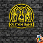 Custom Headphones Hip Hop Metal Wall Art – Personalized DJ Music Studio Wall Decor, Rapper Hip - Hop Themed Metal Sign, Cool Headset Music Lover Gift for Bedroom or Recording Studio 93855232 - DiyGiftly