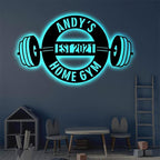 Custom Home Gym Metal Signs – Personalized Fitness Wall Decor, Perfect Gift for Gym Lovers, Trainers, and Athletes 61244928 - DiyGiftly