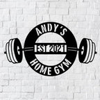 Custom Home Gym Metal Signs – Personalized Fitness Wall Decor, Perfect Gift for Gym Lovers, Trainers, and Athletes 61244928 - DiyGiftly