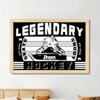 Custom Ice Hockey Poster, Personalized Canvas with Custom Name - The Perfect Gift for Hockey Enthusiasts 750641 - DiyGiftly