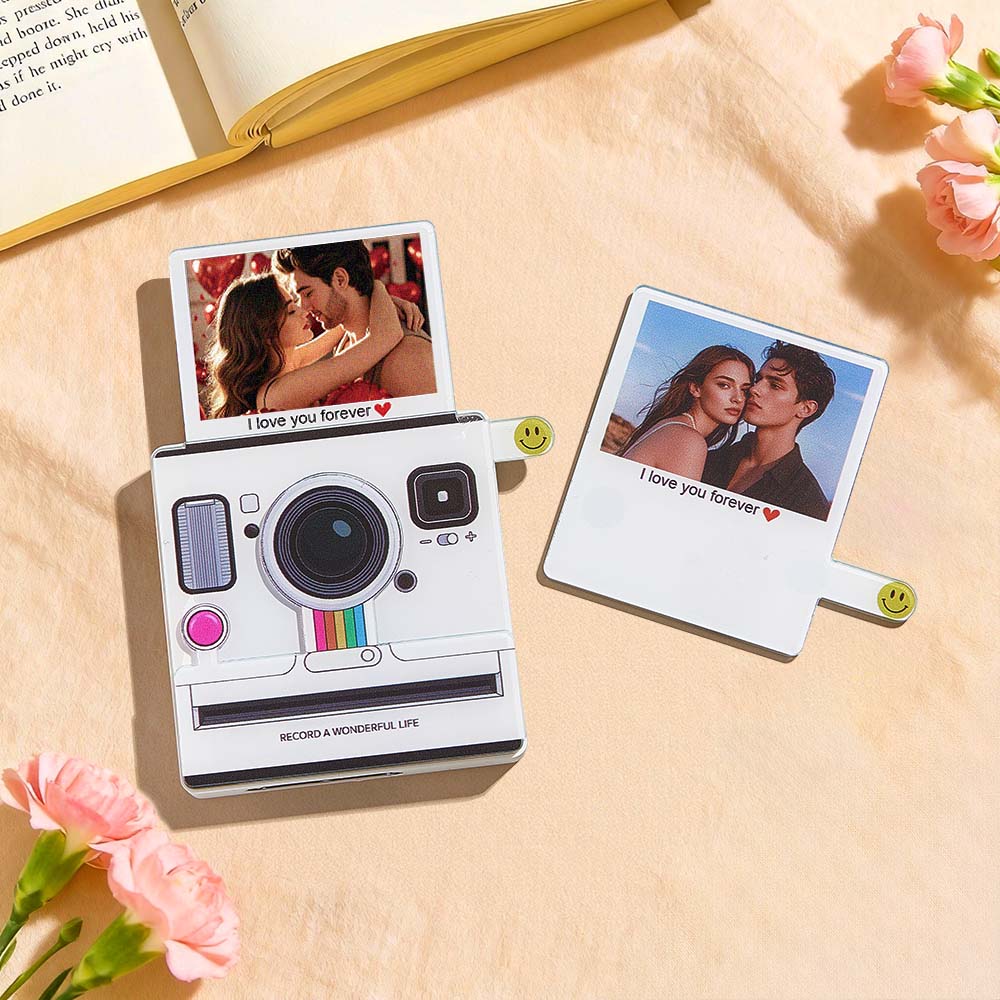 Custom Instant - Style Photo Music Fridge Magnet Custom Photo Light - Up 1–6 Songs Valentine’s Day Gifts - DiyGiftly