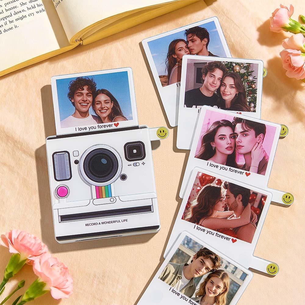 Custom Instant - Style Photo Music Fridge Magnet Custom Photo Light - Up 1–6 Songs Valentine’s Day Gifts - DiyGiftly