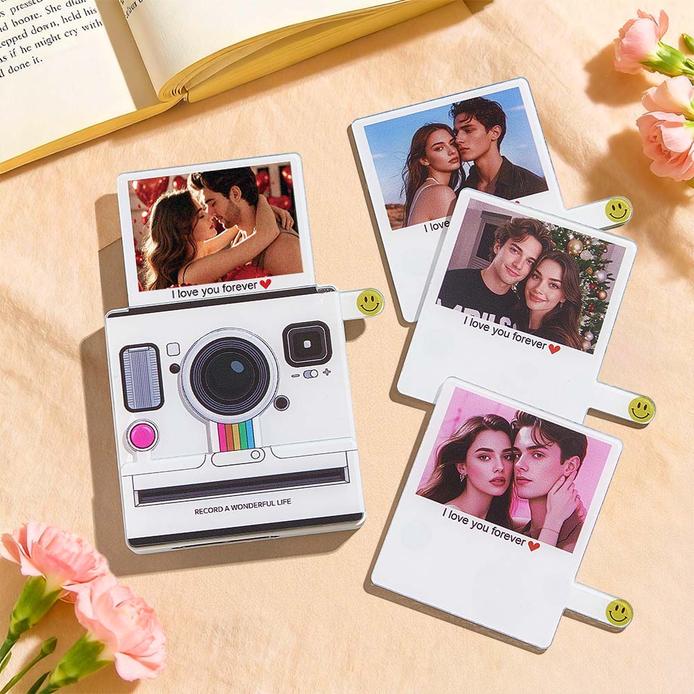 Custom Instant - Style Photo Music Fridge Magnet Custom Photo Light - Up 1–6 Songs Valentine’s Day Gifts - DiyGiftly