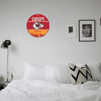 Custom KCC Football Team Wooden Clock 749726 - DiyGiftly