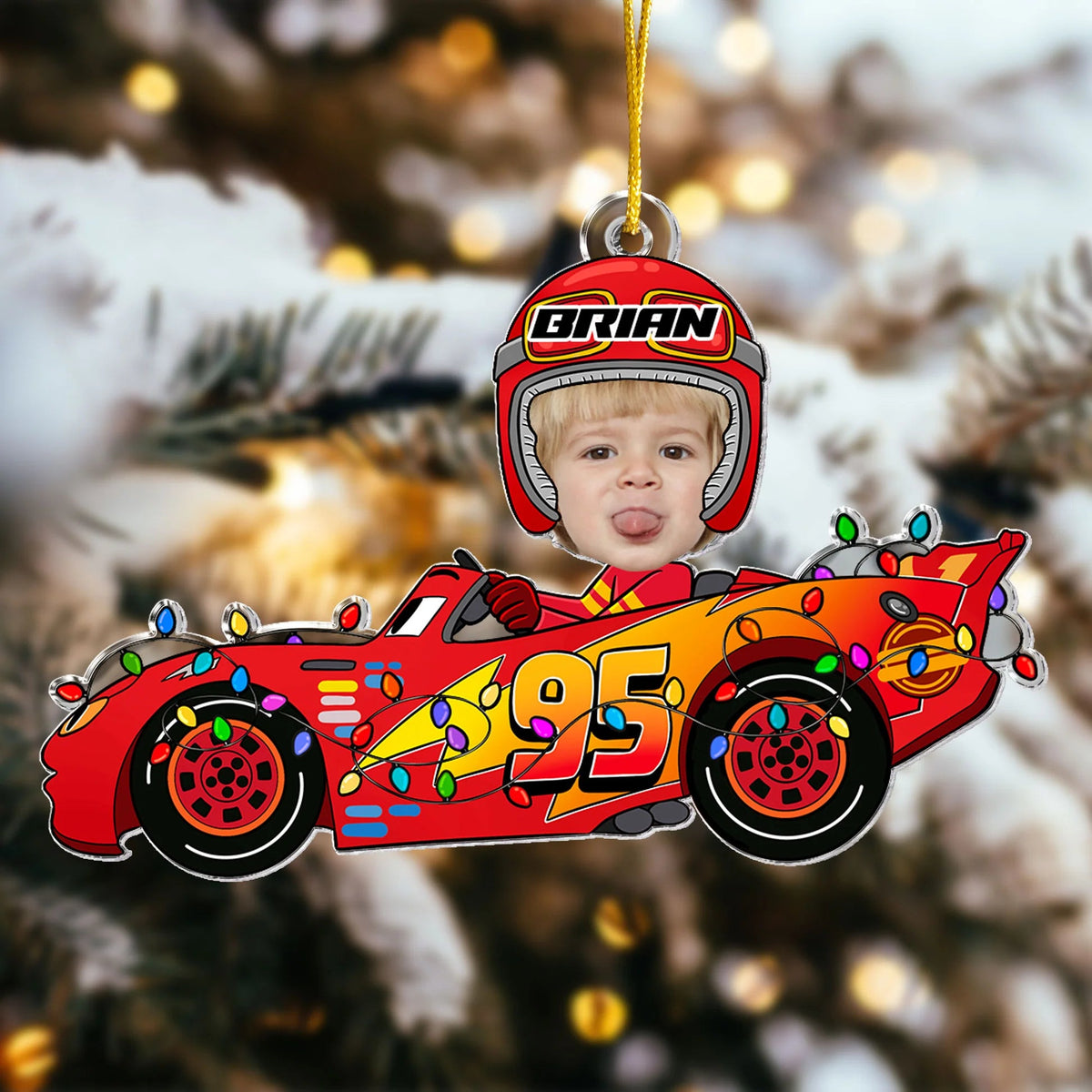 Custom Kid Face Car Toys - Create a Unique, Personalized Acrylic Photo Ornament Featuring Your Child's Smile, Perfect for Special Gifts and Lasting Memories32377600 - DiyGiftly