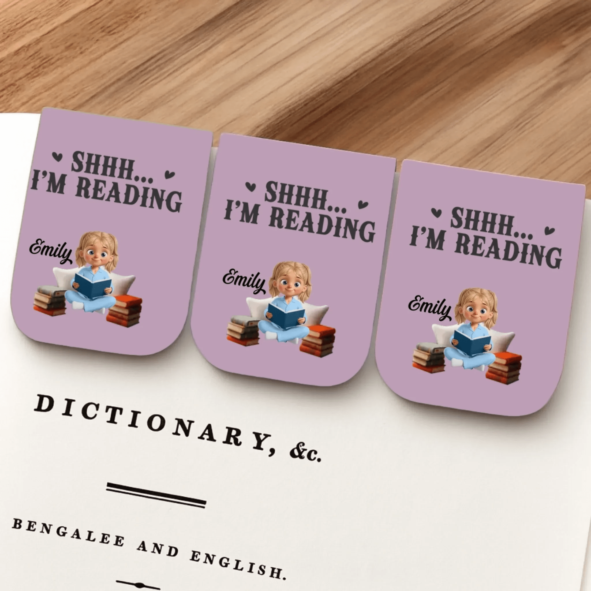 Custom Leather Magnetic Bookmark – Personalized Bookish Gifts for Book Lovers, Bookworms & Readers – One More Page Always Quote, Handmade Leather Bookmark, Unique Gift for Readers, Teachers, Students 1072799 - DiyGiftly