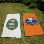 Custom Logo Beach Towel, Baseball Team Logo, Football, Soccer, Basketball Gym, Pool, Company, Business, Corporate, College, University Logo 99101184 - DiyGiftly