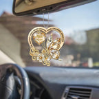 Custom Memorial Car Ornament - Forever My Guardian - A Loving Acrylic Keepsake in Memory of Parents 1074286 - DiyGiftly