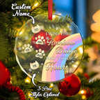 custom name cat photo ornament display keepsake loss of cat gift memorial