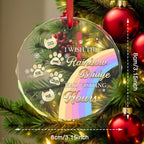 custom name cat photo ornament memorial keepsake loss of cat gift display