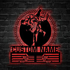 Custom Metal Brazilian Jiu - Jitsu Medal Hanger Wall Art with LED Light – Personalized BJJ Fighter Wall Decor, Martial Arts Training Room Display, Home Gym Medal Rack, and Unique Sports Gift for Athletes 40153600 - DiyGiftly