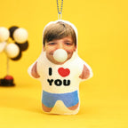 Custom Mini Pillow Keyring Fun Bubble Squeeze Keychain Pocket Hug Valentine's Day Gifts - DiyGiftly