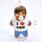 Custom Mini Pillow Keyring Fun Bubble Squeeze Keychain Pocket Hug Valentine's Day Gifts - DiyGiftly