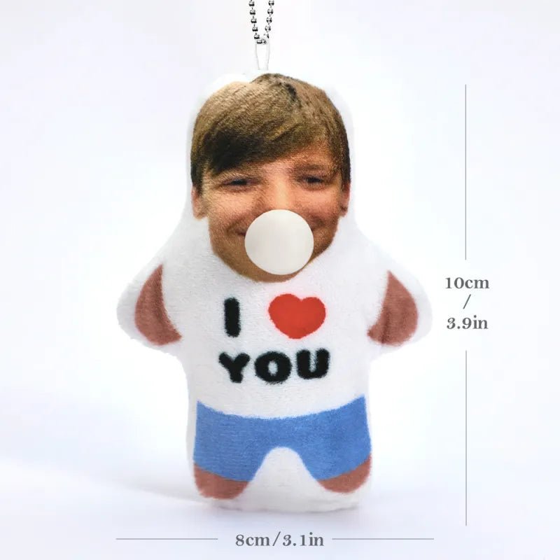 Custom Mini Pillow Keyring Fun Bubble Squeeze Keychain Pocket Hug Valentine's Day Gifts - DiyGiftly