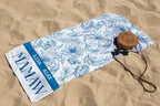 Custom Mother's Day Gift For Grandma, Personalized Grandma Beach Towel,Grandmas Garden Beach Towel, Vacation Gift for Mom, Child Name Towel 92348928 - DiyGiftly