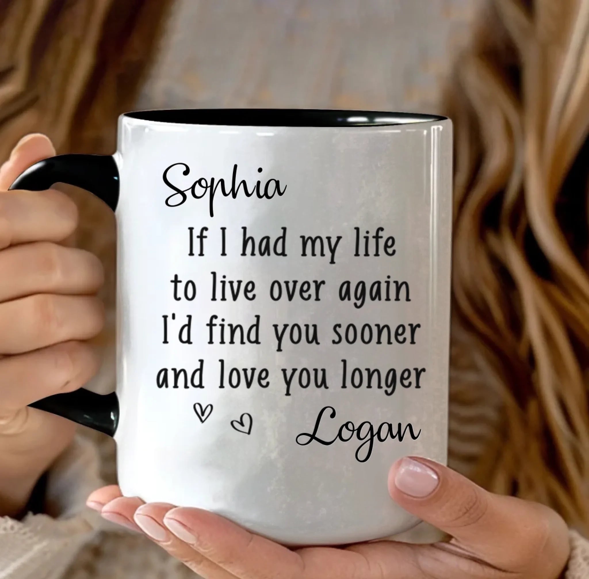 Custom Mug – Personalized Anniversary & Wedding Gift for Husband and Wife, Him and Her – “Love You More Every Day” Custom Name Coffee Mug, Romantic Couple Gift for Marriage, Birthday or Valentine’s Day 1073914 - DiyGiftly