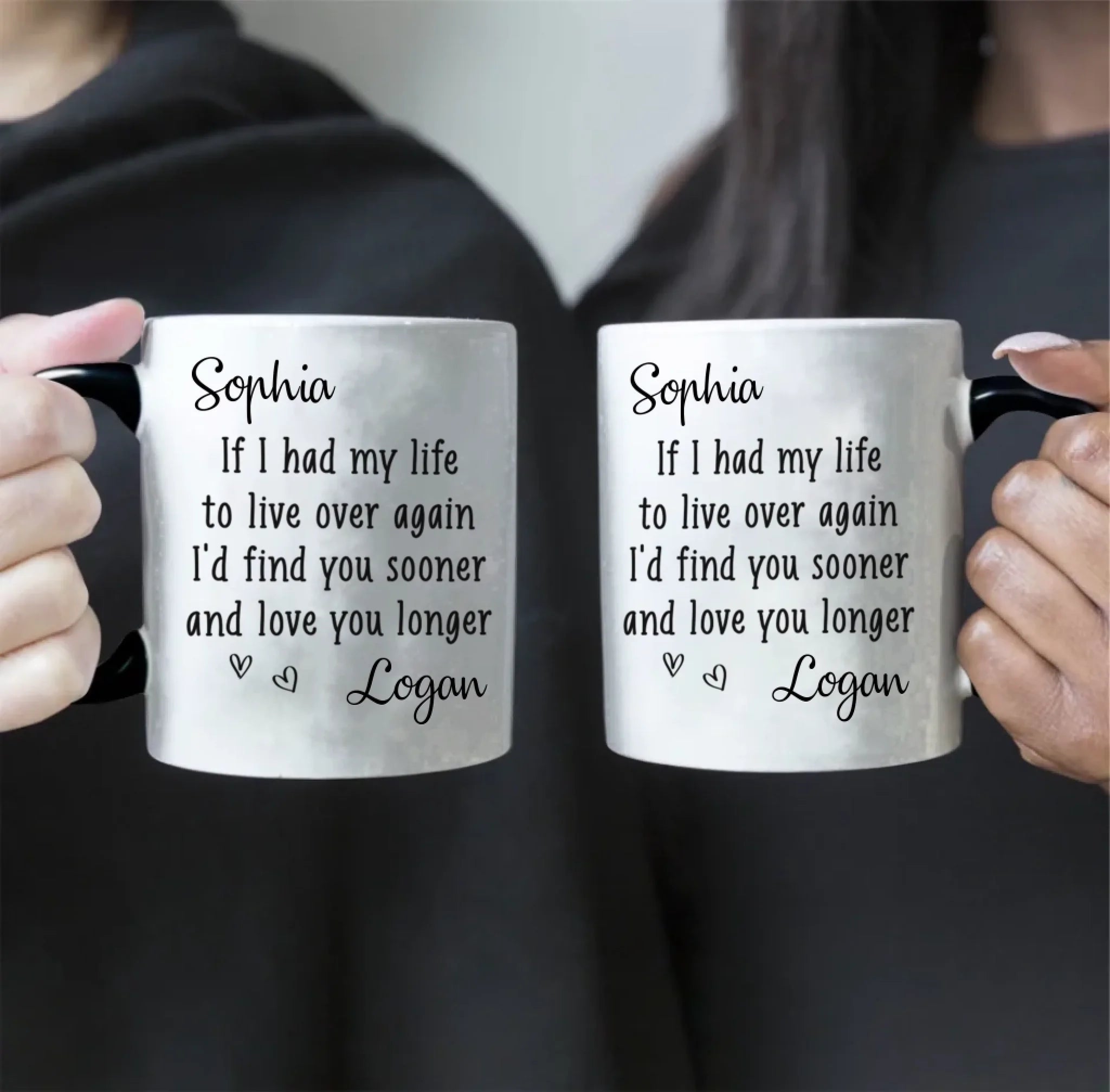 Custom Mug – Personalized Anniversary & Wedding Gift for Husband and Wife, Him and Her – “Love You More Every Day” Custom Name Coffee Mug, Romantic Couple Gift for Marriage, Birthday or Valentine’s Day 1073914 - DiyGiftly