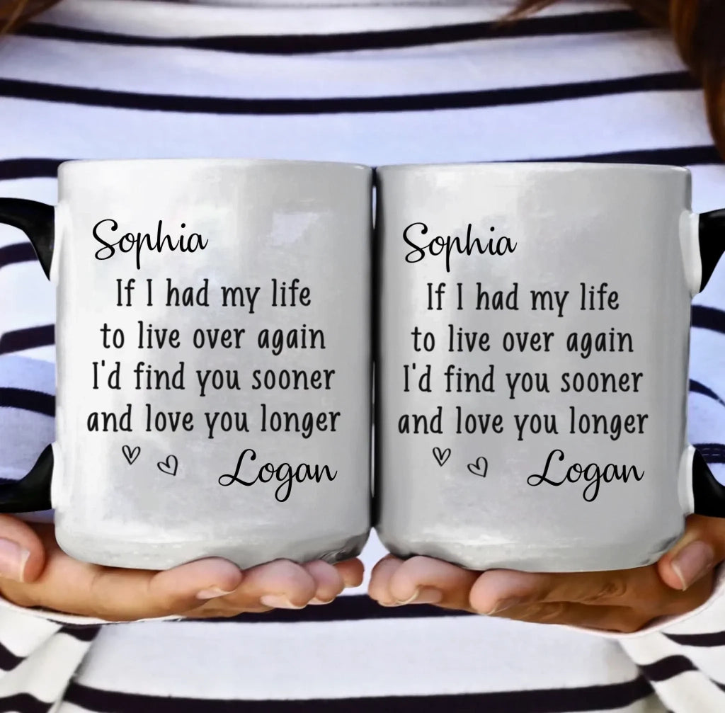 Custom Mug – Personalized Anniversary & Wedding Gift for Husband and Wife, Him and Her – “Love You More Every Day” Custom Name Coffee Mug, Romantic Couple Gift for Marriage, Birthday or Valentine’s Day 1073914 - DiyGiftly