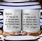 Custom Mug – Personalized Anniversary & Wedding Gift for Husband and Wife, Him and Her – “Love You More Every Day” Custom Name Coffee Mug, Romantic Couple Gift for Marriage, Birthday or Valentine’s Day 1073914 - DiyGiftly