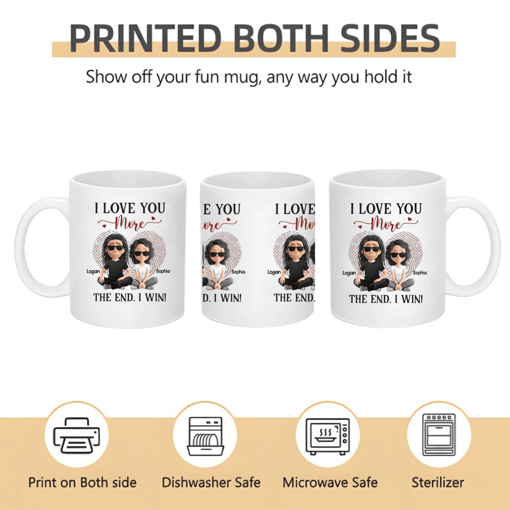 Custom Mug – Personalized Anniversary Wedding Gift for Husband and Wife – “Two Hearts One Story” Custom Coffee Mug for Couples, Romantic His and Hers Mug for Valentine’s Day, Wedding, or Birthday Gift 1074403 - DiyGiftly