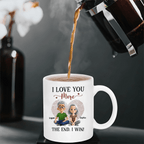 Custom Mug – Personalized Anniversary Wedding Gift for Husband and Wife – “Two Hearts One Story” Custom Coffee Mug for Couples, Romantic His and Hers Mug for Valentine’s Day, Wedding, or Birthday Gift 1074403 - DiyGiftly