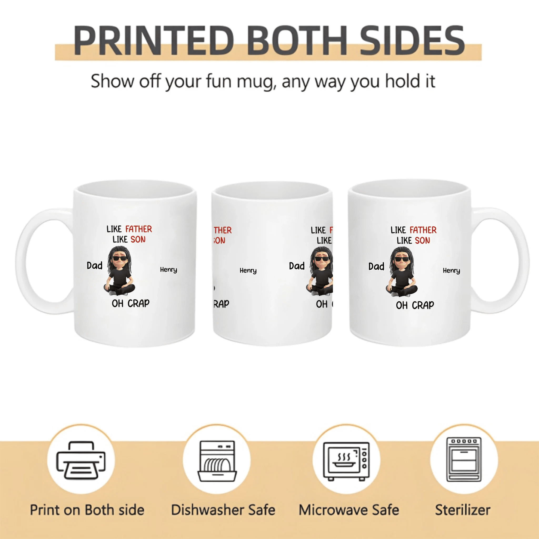 personalized mug birthday gift for daughter detail view