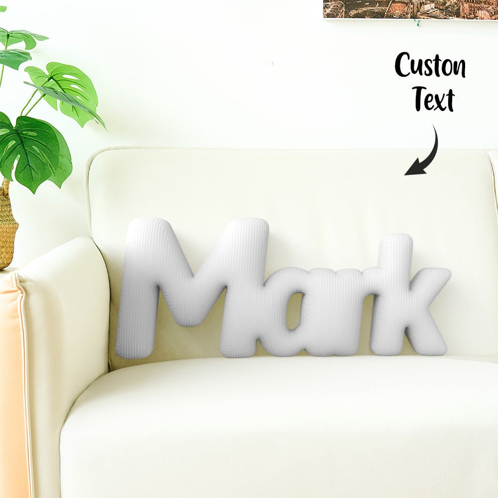 Custom Multi - Letter Pillow 2–5 Letters Shaped Pillow – Personalized Name Cushion Gift - DiyGiftly