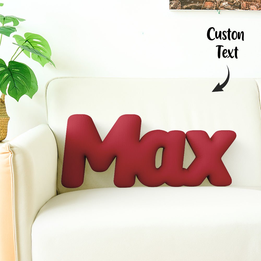 Custom Multi - Letter Pillow 2–5 Letters Shaped Pillow – Personalized Name Cushion Gift - DiyGiftly