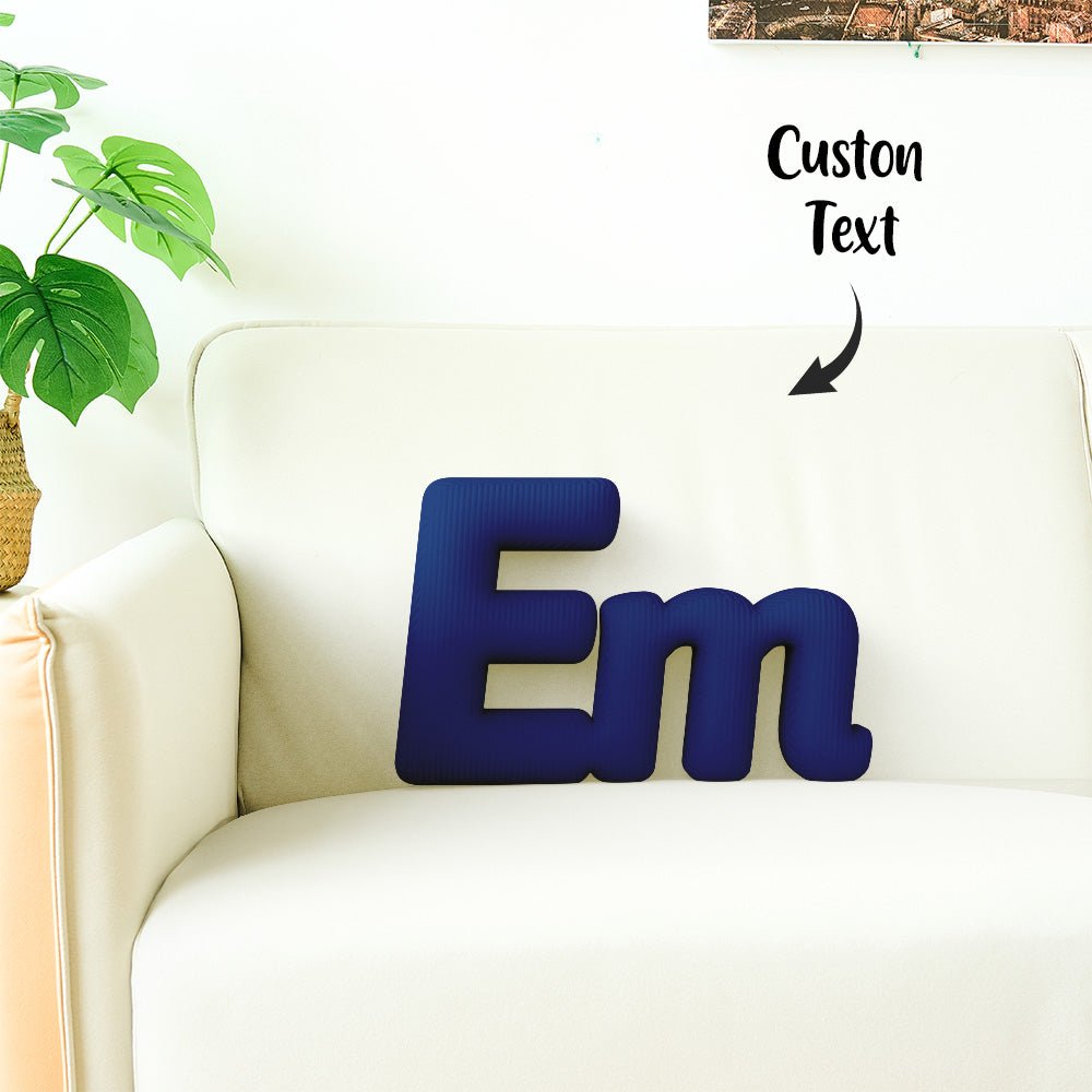 Custom Multi - Letter Pillow 2–5 Letters Shaped Pillow – Personalized Name Cushion Gift - DiyGiftly