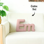 Custom Multi - Letter Pillow 2–5 Letters Shaped Pillow – Personalized Name Cushion Gift - DiyGiftly
