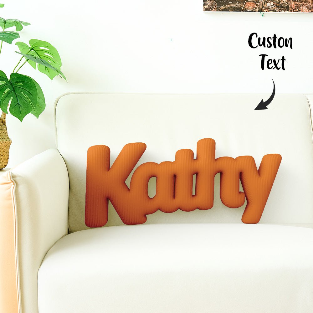 Custom Multi - Letter Pillow 2–5 Letters Shaped Pillow – Personalized Name Cushion Gift - DiyGiftly
