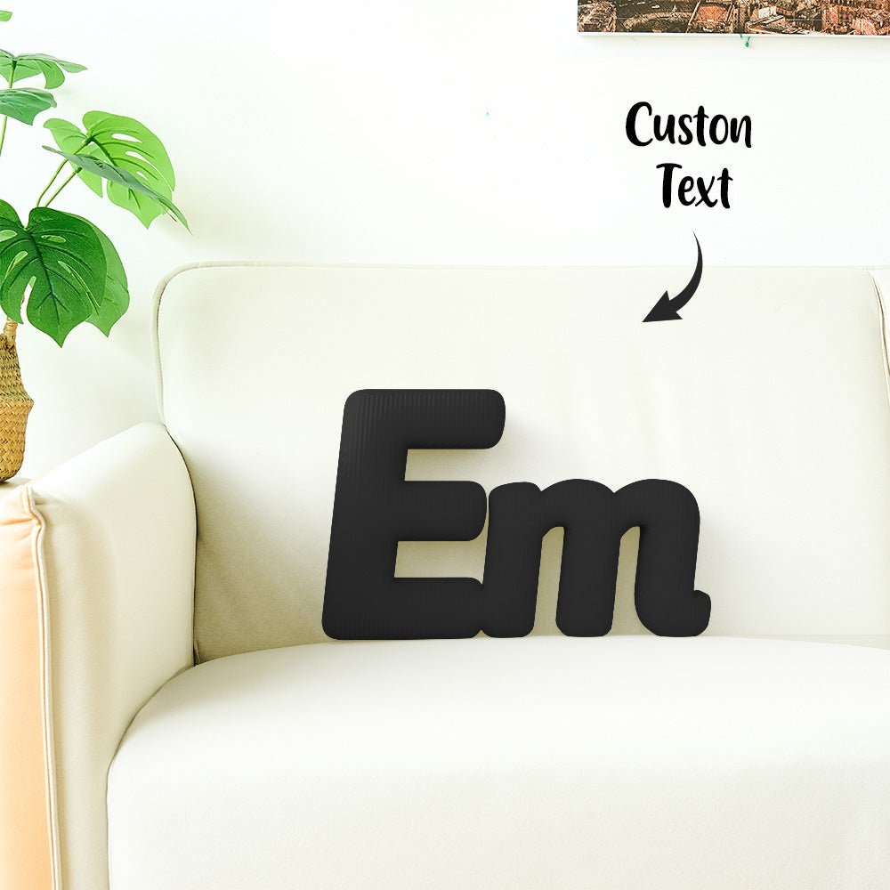 Custom Multi - Letter Pillow 2–5 Letters Shaped Pillow – Personalized Name Cushion Gift - DiyGiftly
