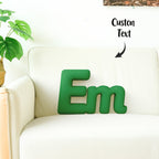 Custom Multi - Letter Pillow 2–5 Letters Shaped Pillow – Personalized Name Cushion Gift - DiyGiftly