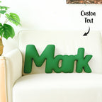 Custom Multi - Letter Pillow 2–5 Letters Shaped Pillow – Personalized Name Cushion Gift - DiyGiftly