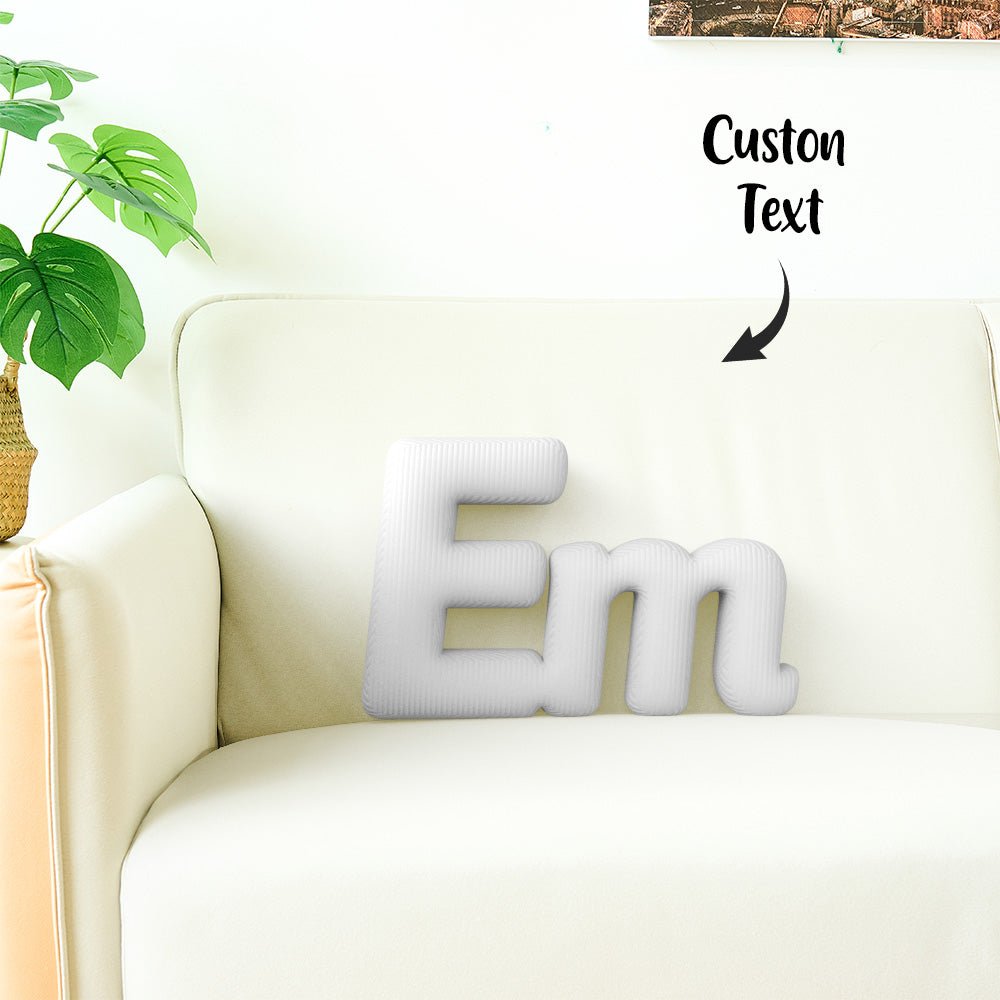 Custom Multi - Letter Pillow 2–5 Letters Shaped Pillow – Personalized Name Cushion Gift - DiyGiftly