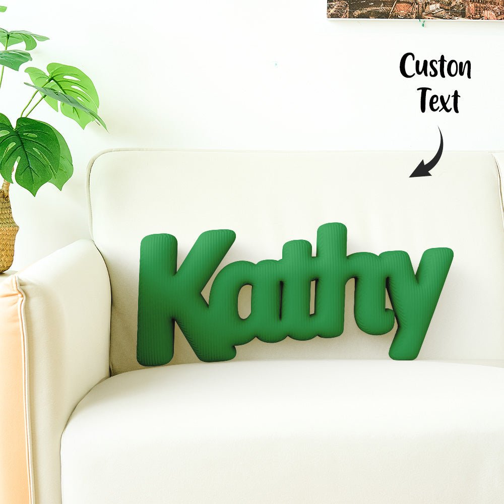 Custom Multi - Letter Pillow 2–5 Letters Shaped Pillow – Personalized Name Cushion Gift - DiyGiftly
