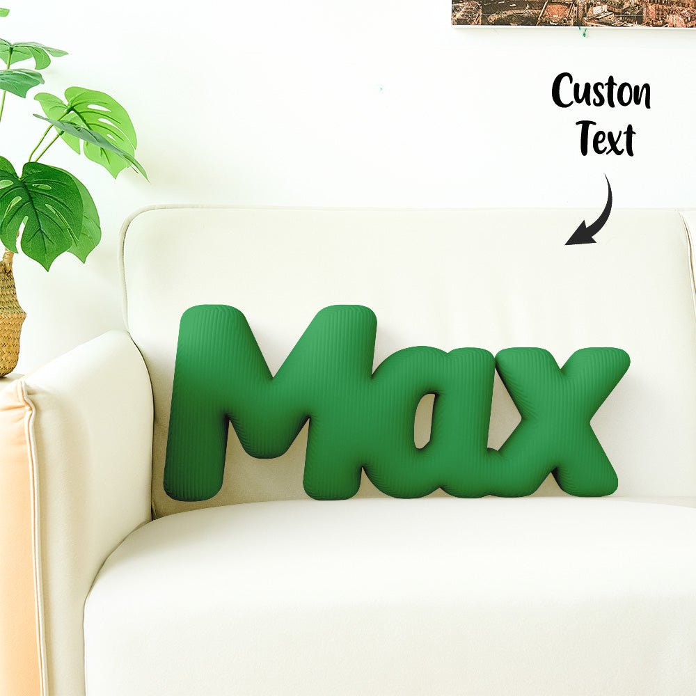 Custom Multi - Letter Pillow 2–5 Letters Shaped Pillow – Personalized Name Cushion Gift - DiyGiftly