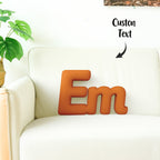 Custom Multi - Letter Pillow 2–5 Letters Shaped Pillow – Personalized Name Cushion Gift - DiyGiftly