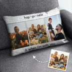 Custom Multi - Photo Single - Sided Zipper Pillowcase (Cover Only, No Insert) – Personalized Christmas Gift - DiyGiftly
