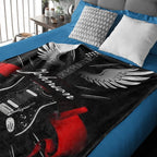 Custom Name Guitar Wings Blanket 756954 - DiyGiftly
