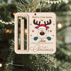 Custom Name Here's A Few Bucks For Christmas Wood Money Holder Ornament 688554 - DiyGiftly