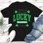 lucky four leaf clover lucky clover design t shirt st patricks day gift