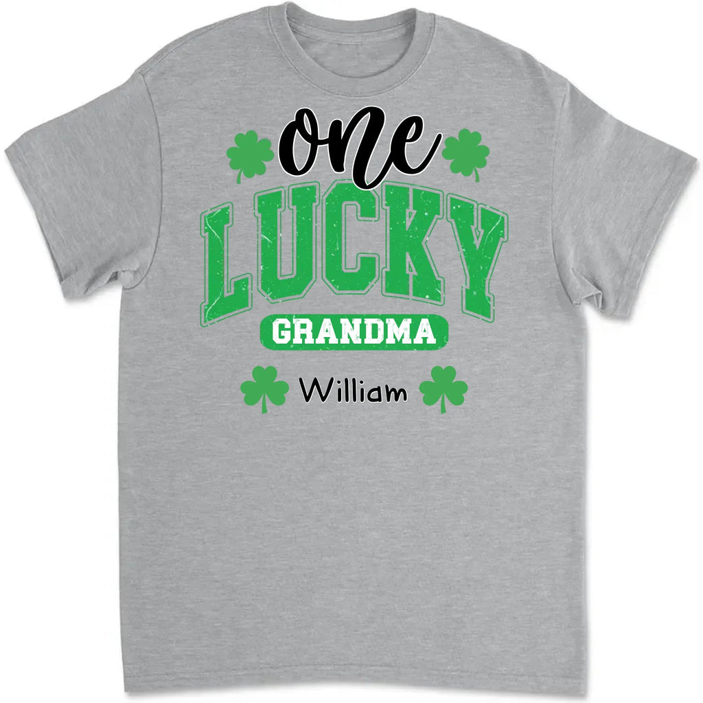t shirt lucky four leaf clover personalized names lucky clover design