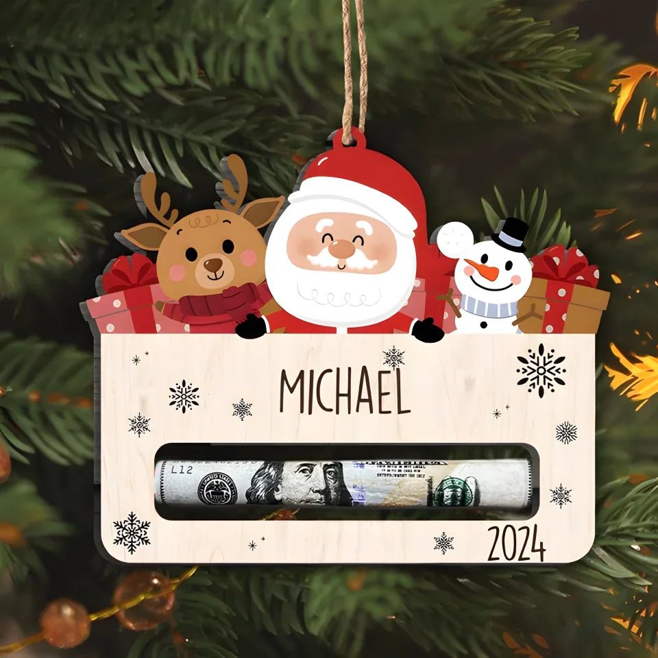 Custom Name Money Holder Christmas Personalized Gift 689296 - DiyGiftly