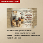when we get to the end of our lives personalized poster or canvas anniversary gift