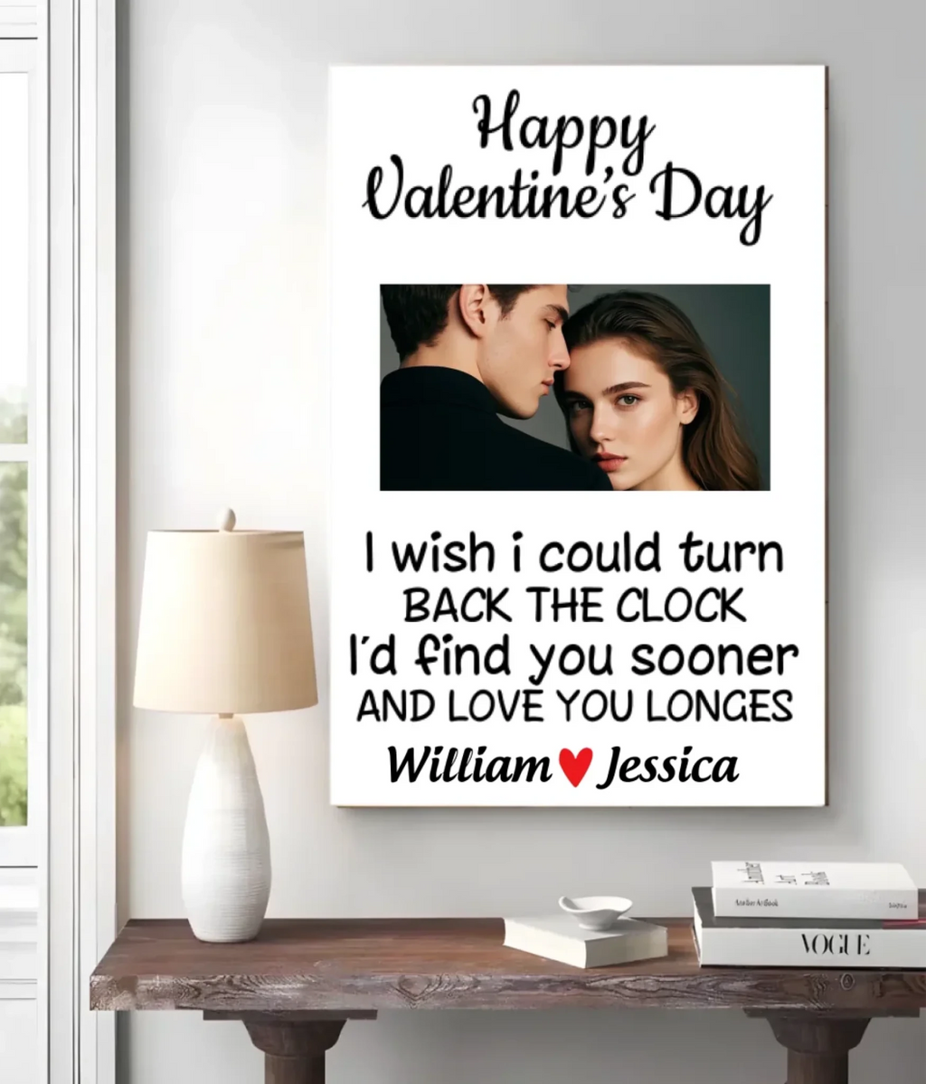 Custom name - Upload your personality photo - Poster & Canvas - Valentine's Day gift 761251 - DiyGiftly